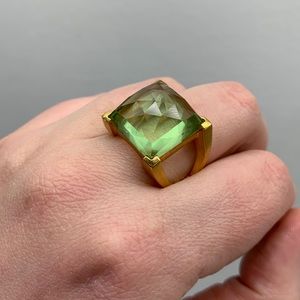 Dean Davidson Green Amethyst Plaza Ring